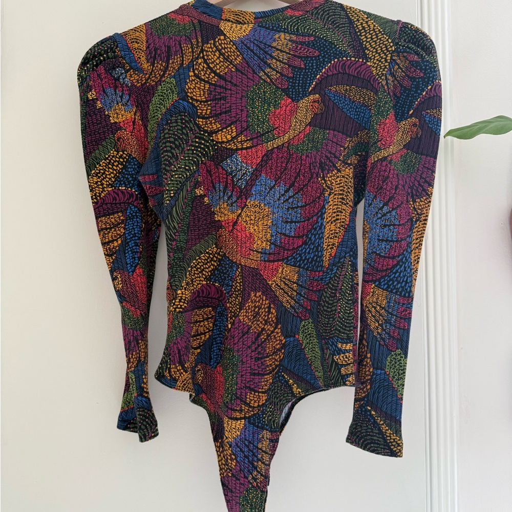 Farm rio Colorful Long Sleeve Bodysuit